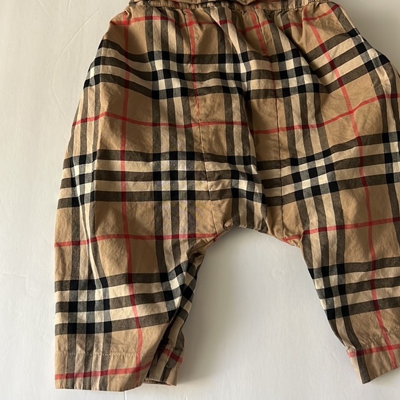 Burberry Check Print Overalls Pants Jumpsuit 9m - Picture 3 of 11